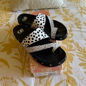 Gianni Bini Animal Print Sandals